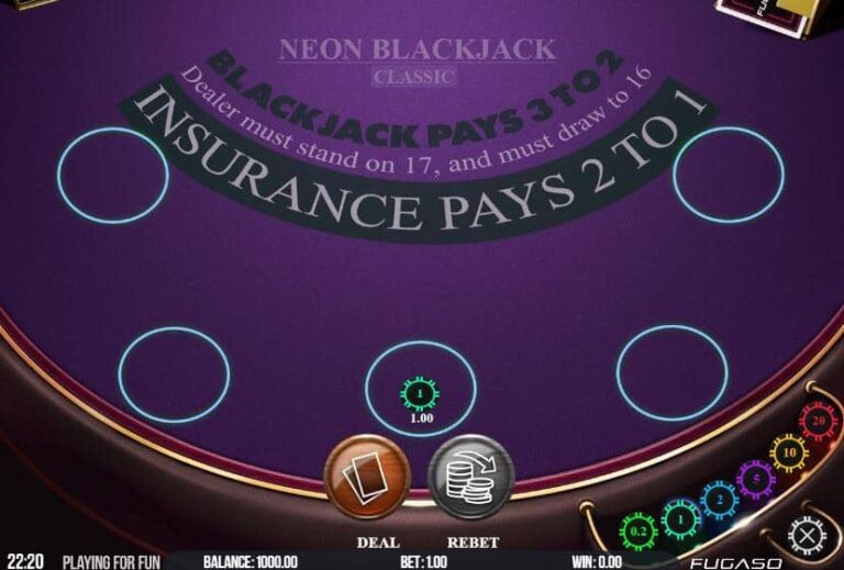 Neon Blackjack Classic