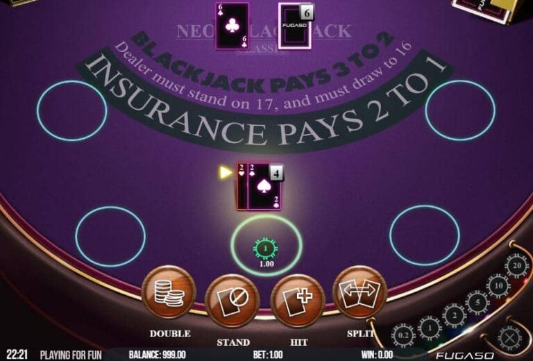 Neon Blackjack Classic