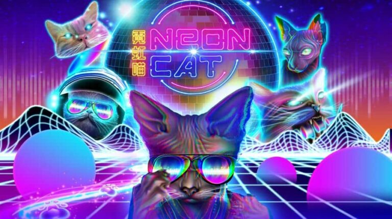 Neon Cat