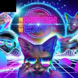 Neon Cat