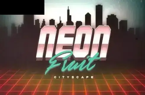 Neon Fruit Cityscape