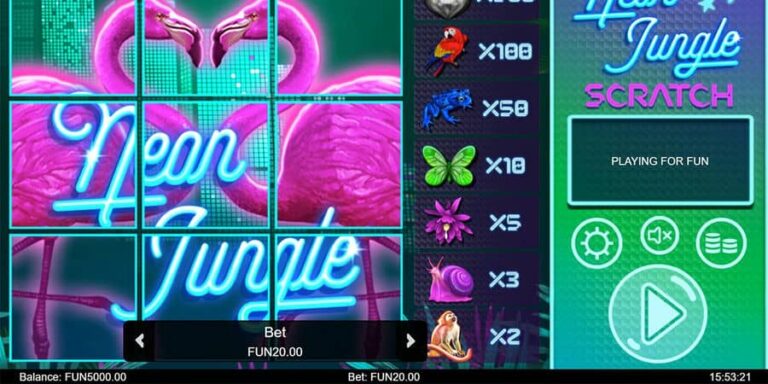 Neon Jungle Scratch