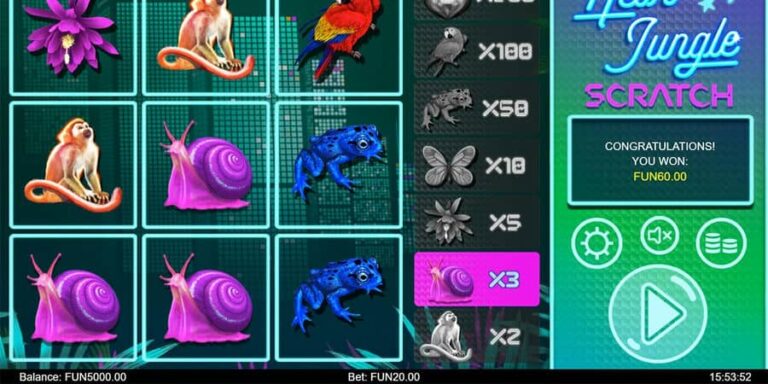 Neon Jungle Scratch