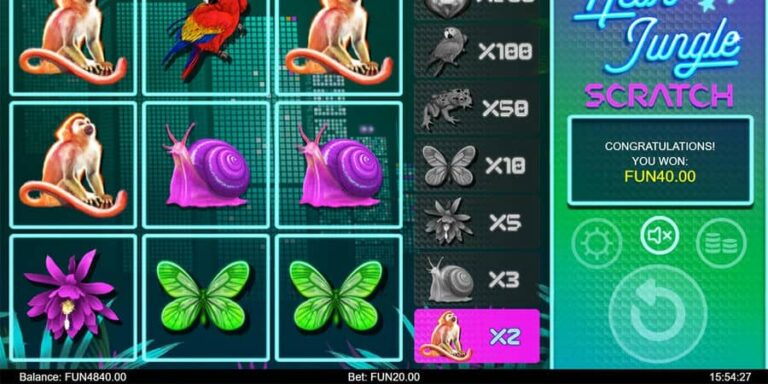 Neon Jungle Scratch