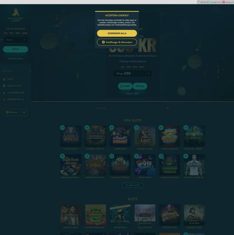 No Account Casino