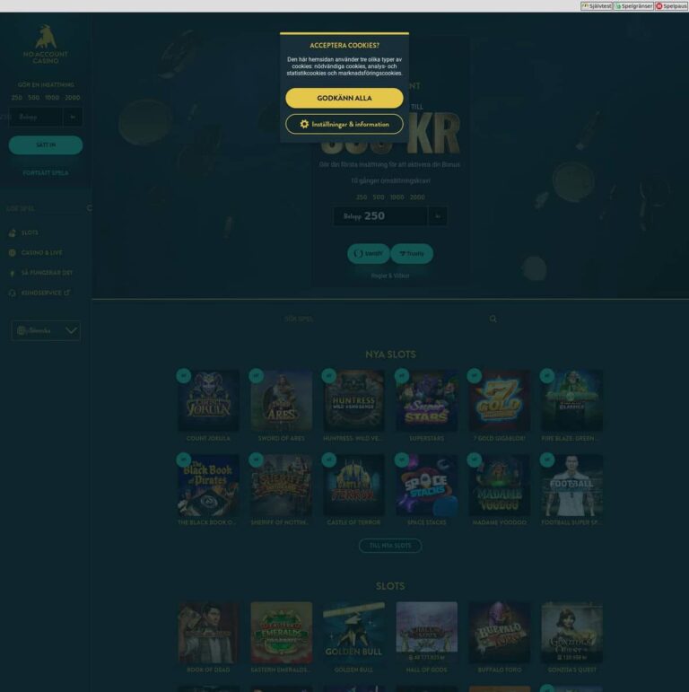 No Account Casino