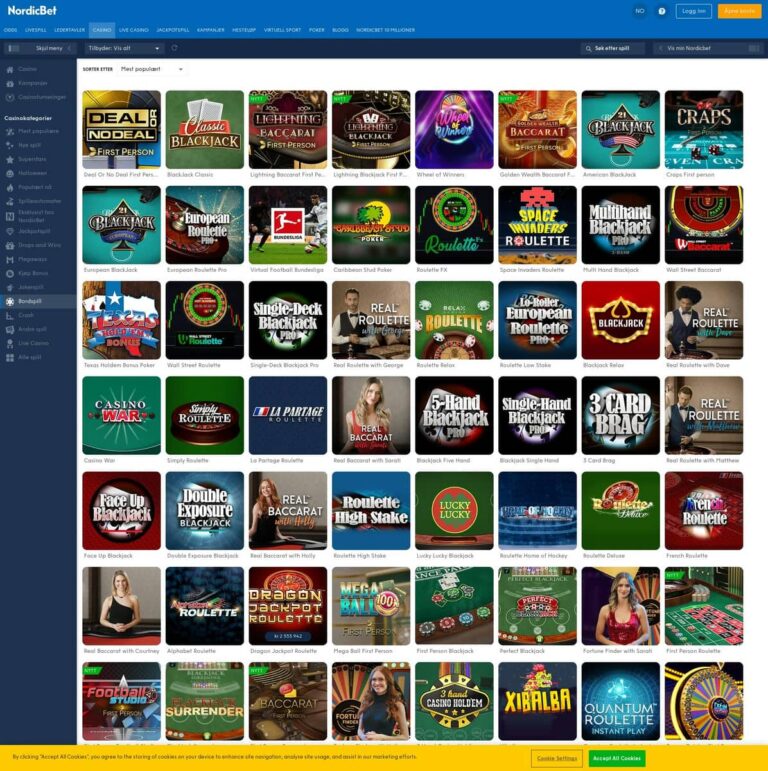 NordicBet (Table Games)