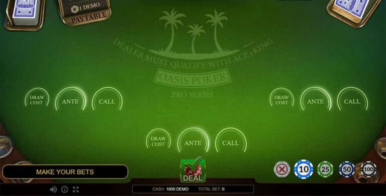 Oasis Poker Pro Series
