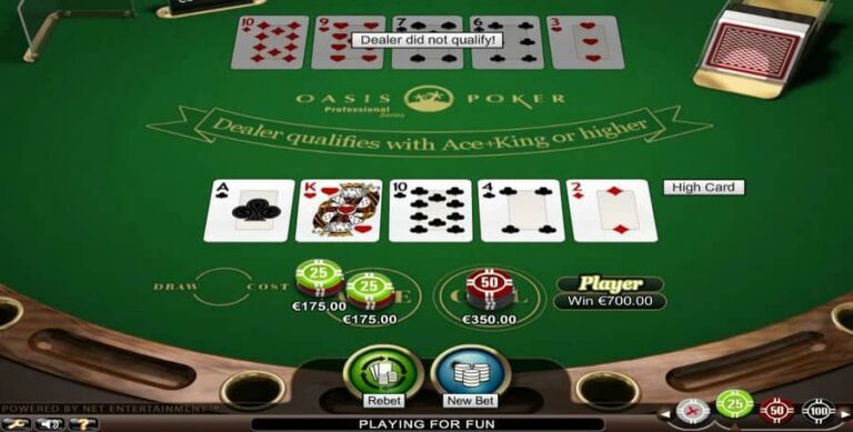 Oasis Poker Professional Series High Limit