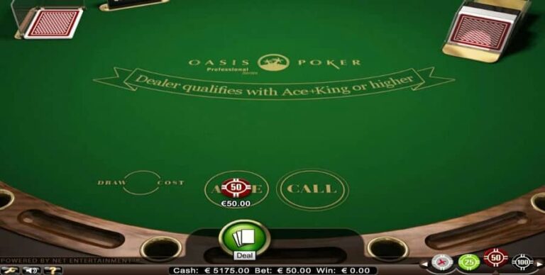 Oasis Poker Professional Series High Limit