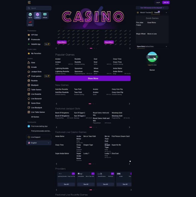 Odds96 Casino