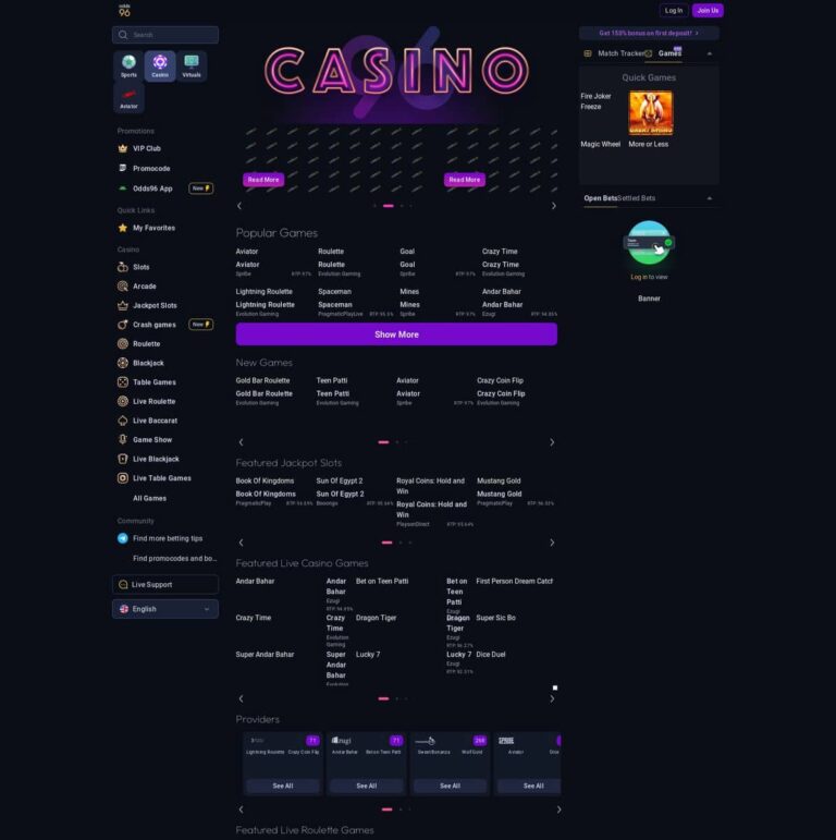 Odds96 Casino