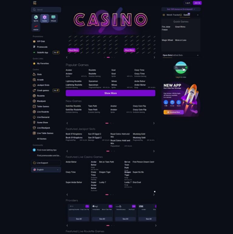 Odds96 Casino