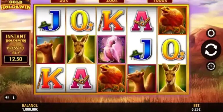 Outback Gold Hold and Win