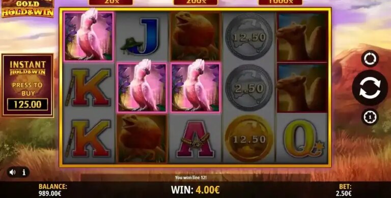 Outback Gold Hold and Win