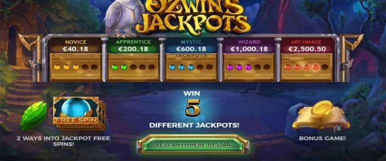 Ozwin’s Jackpots