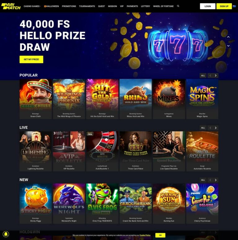 Parimatchwin Casino
