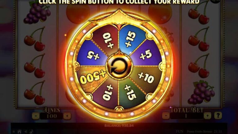 Penny Fruits Extreme Spin O Wheel