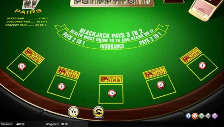 Perfect Pairs Blackjack (Amaya)