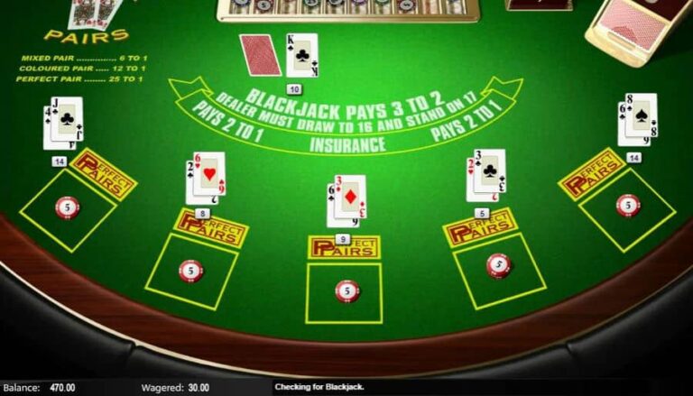 Perfect Pairs Blackjack (Amaya)