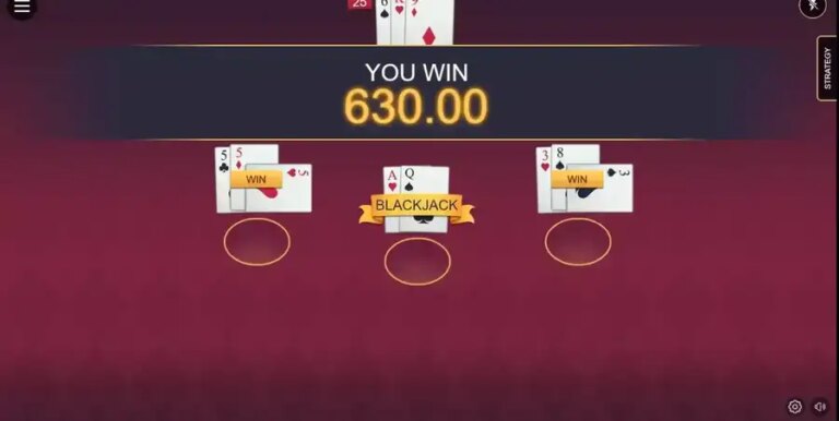 Perfect Strategy Blackjack