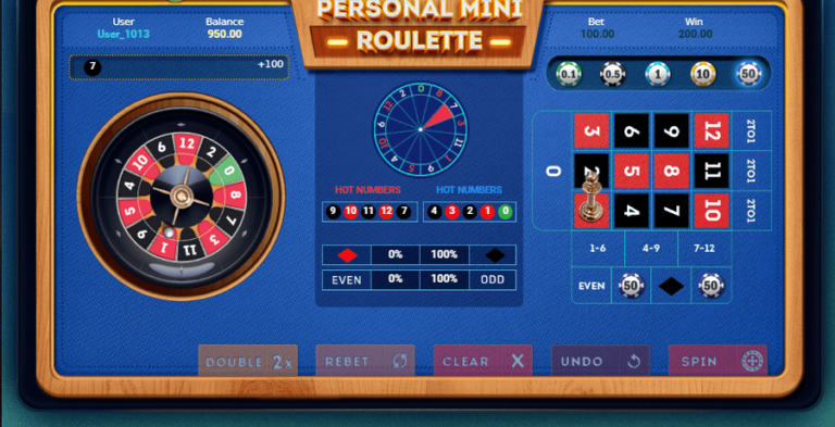 Personal Mini Roulette
