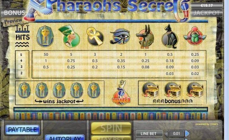 Pharaohs Secret (XIN Gaming)