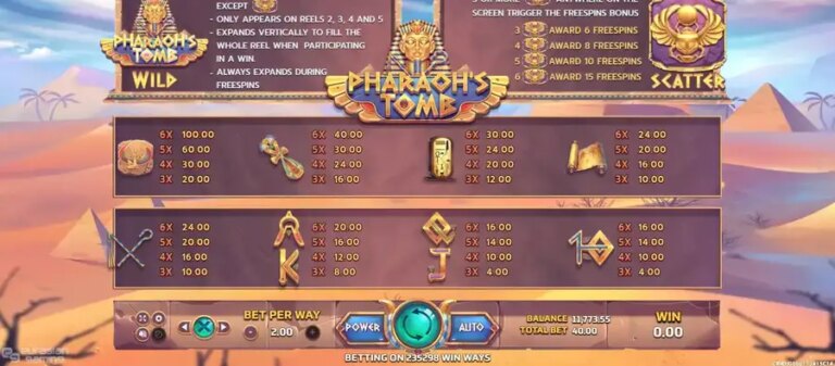 Pharaoh’s Tomb (EAgaming)