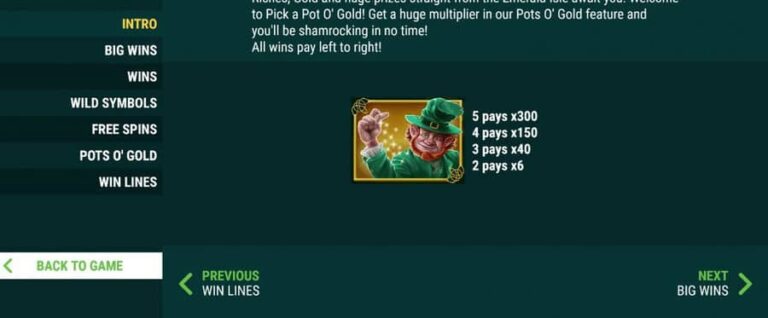 Pick A Pot O Gold