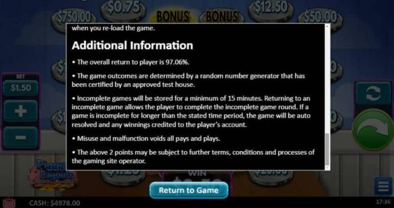 Piggy Payouts Bank Buster