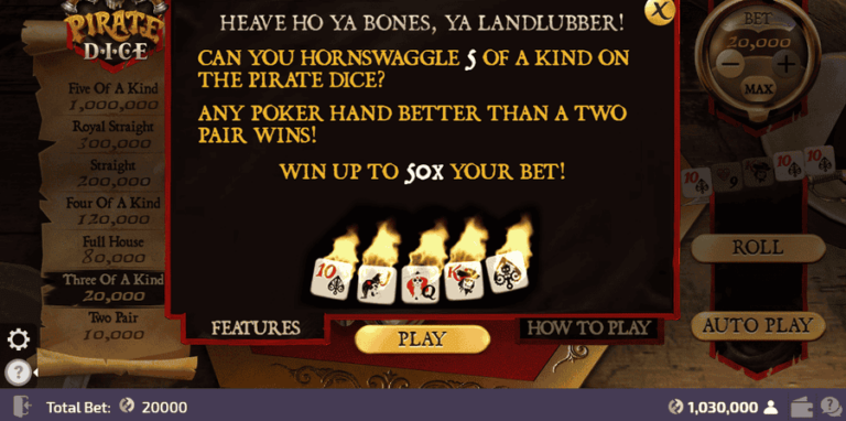 Pirate Dice