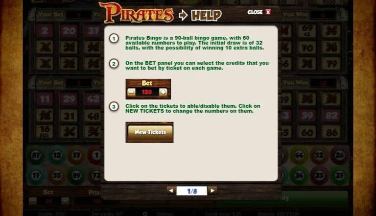 Pirates Bingo (Salsa Technology)
