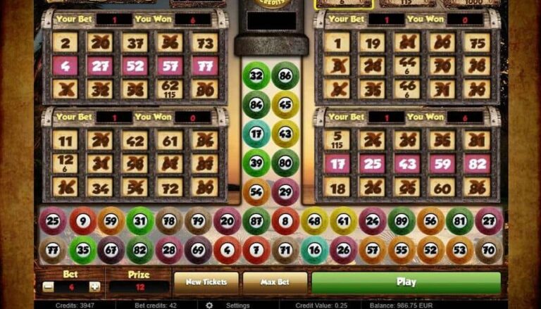 Pirates Bingo (Salsa Technology)