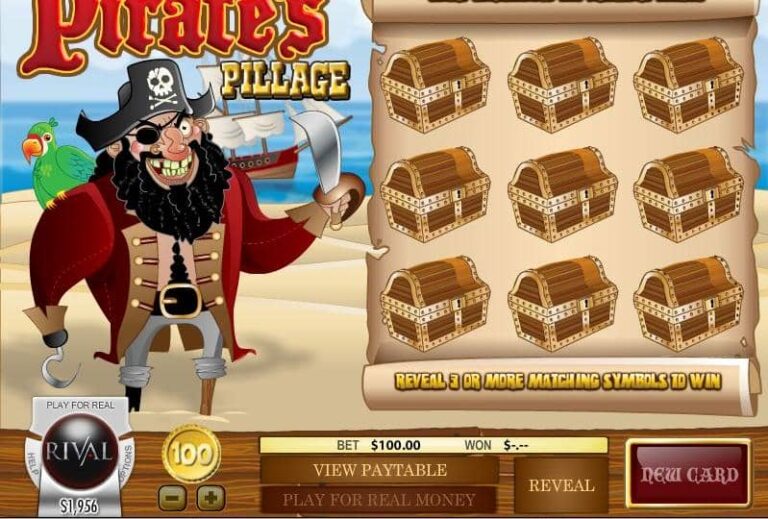 Pirate’s Pillage Scratch and Win