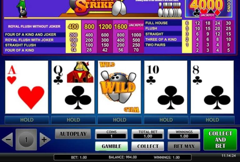 Poker Bowling Strike