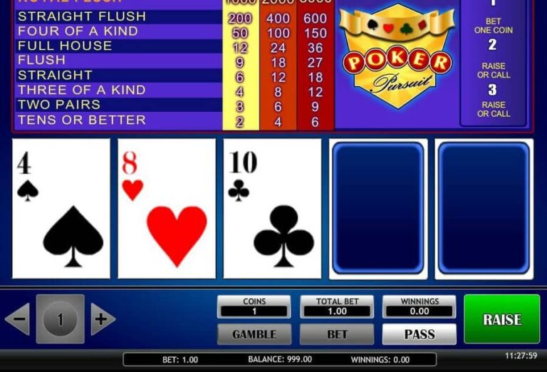Video Poker Pursuit (iSoftBet)
