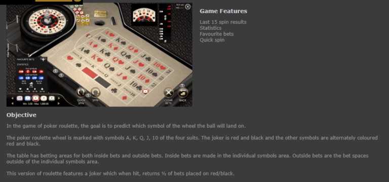 Poker Roulette