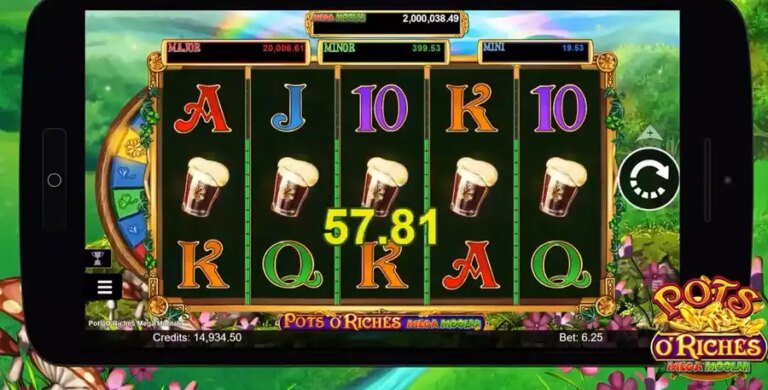 Pots O’Riches Mega Moolah
