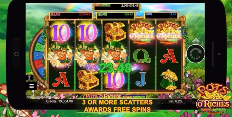 Pots O’Riches Mega Moolah