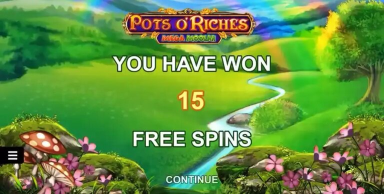 Pots O’Riches Mega Moolah