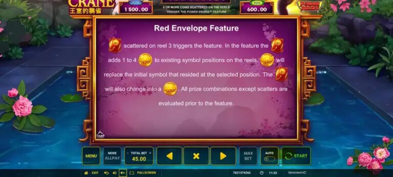Power Prizes Royal Crane