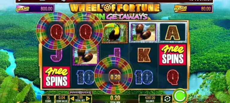 PowerBucks Wheel of Fortune Latin Getaways
