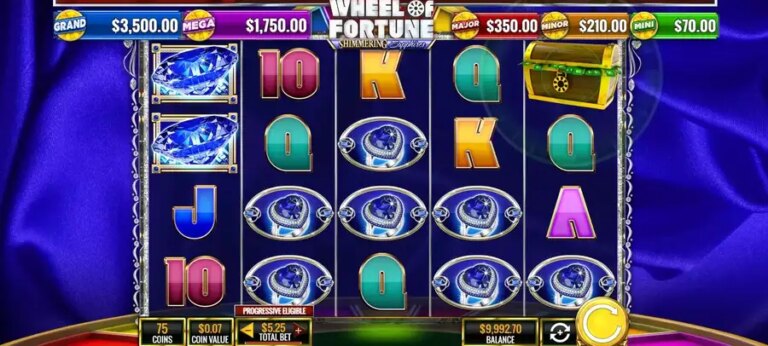 PowerBucks Wheel of Fortune Shimmering Sapphires