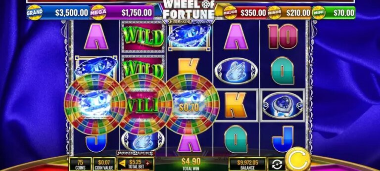PowerBucks Wheel of Fortune Shimmering Sapphires