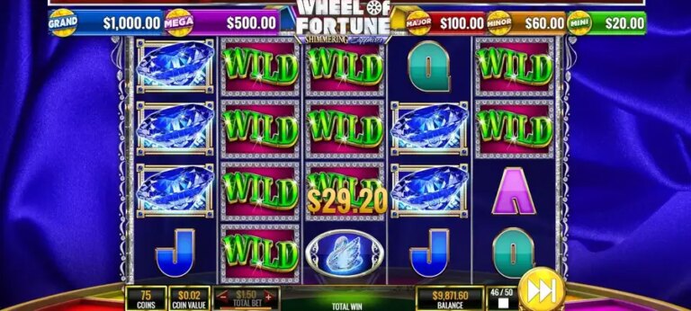 PowerBucks Wheel of Fortune Shimmering Sapphires