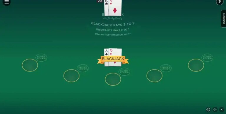 Premier Blackjack with Lucky Lucky