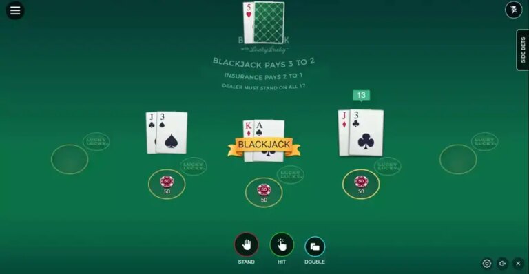 Premier Blackjack with Lucky Lucky