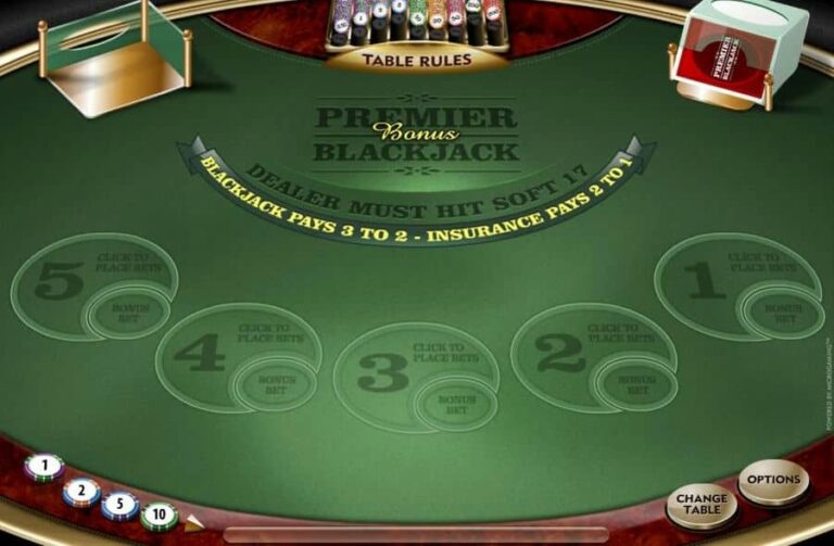 Premier Euro Bonus Blackjack MH
