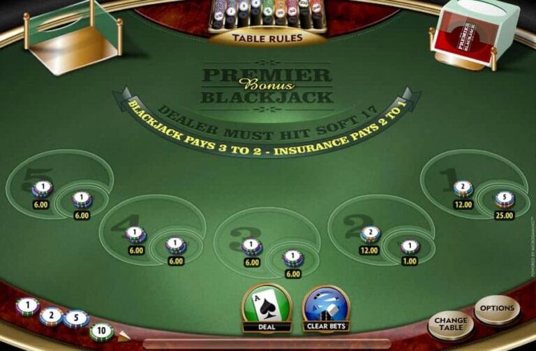 Premier Euro Bonus Blackjack MH