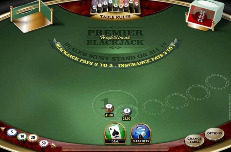 Premier High Streak Blackjack
